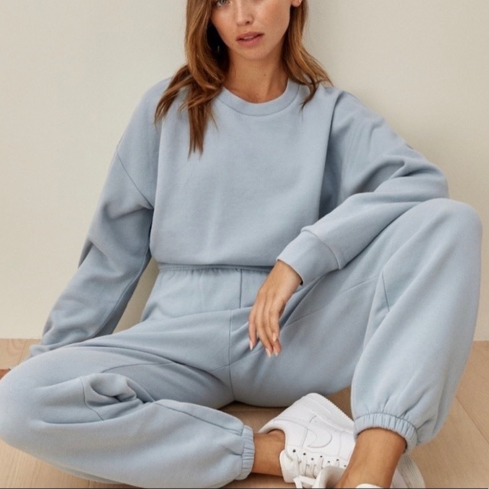 Reformation cropped sweatshirt